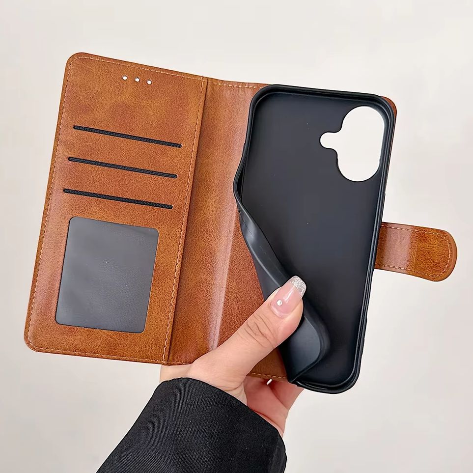 Leather Card Wallet - Capa Carteira Flip de Couro PU