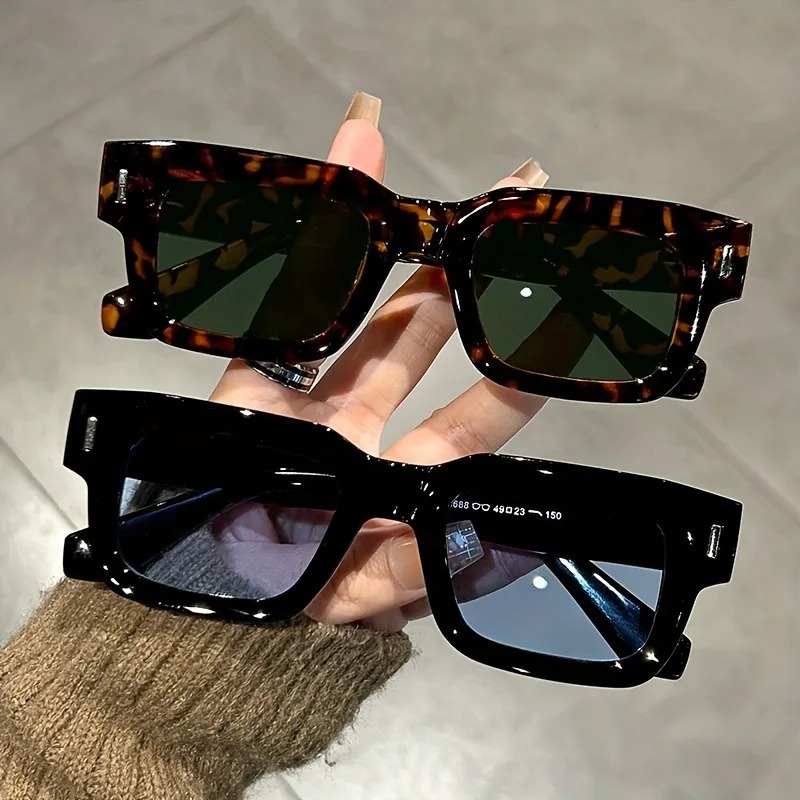 Luxury Lifestyle Store - Óculos de Sol Retangulares Luxuosos para