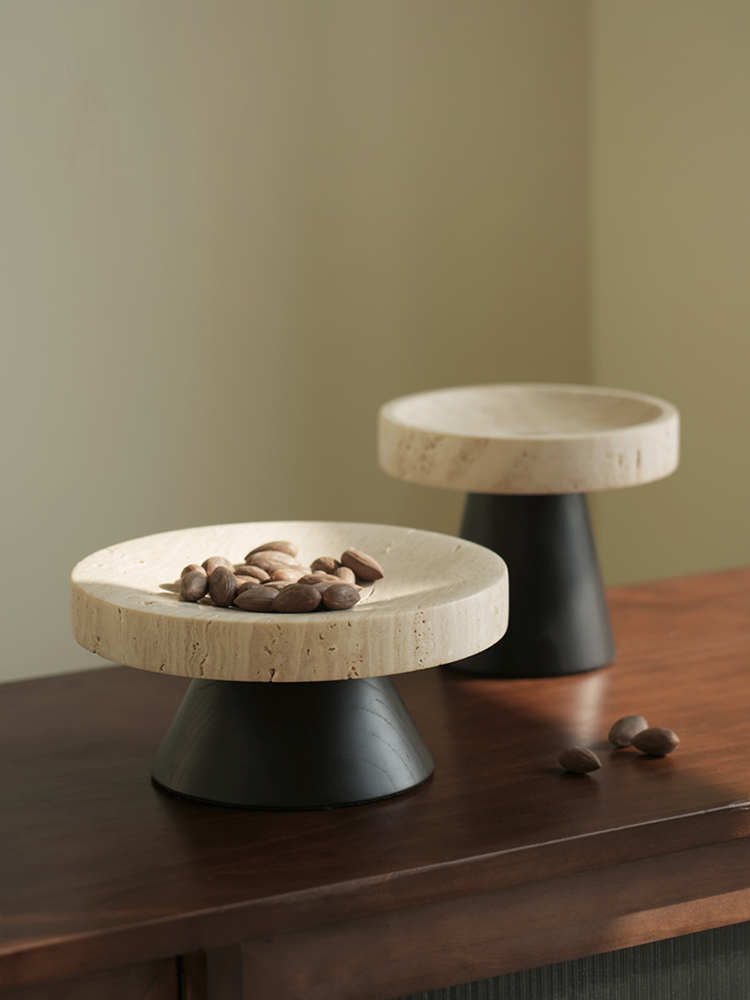 Marble Serving Board - Bandeja de frutas de pão de