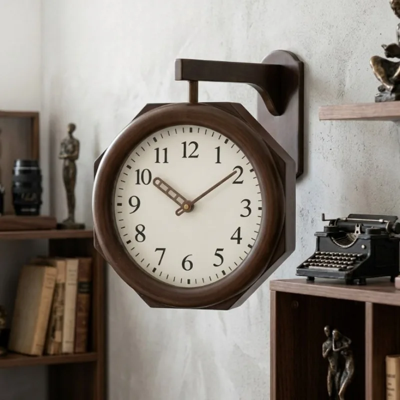 Luxury Lifestyle Furniture - Relógio de parede de madeira retrô