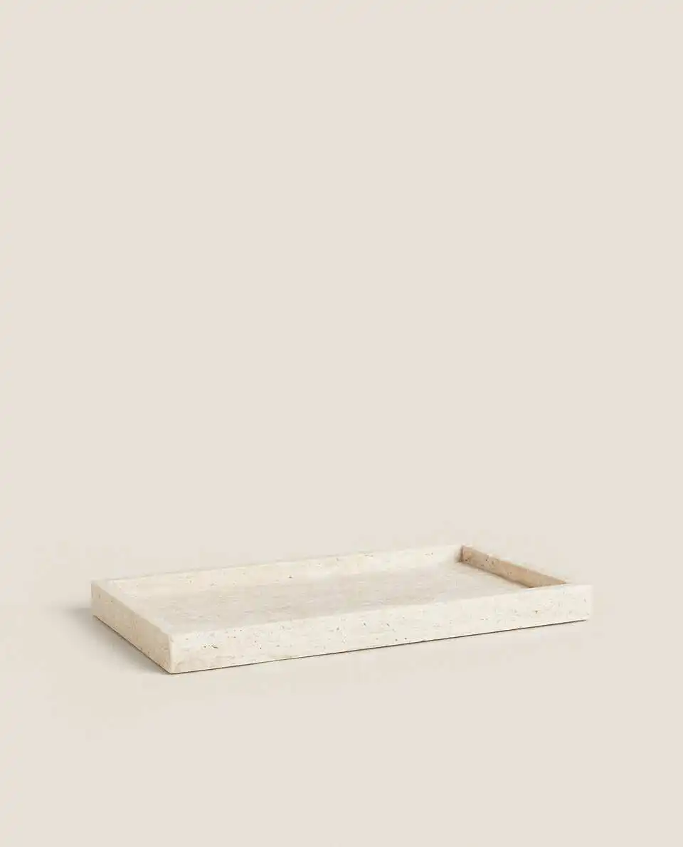 Bandeja de travertino amarelo  - Marble Serving Board avaliação e preço