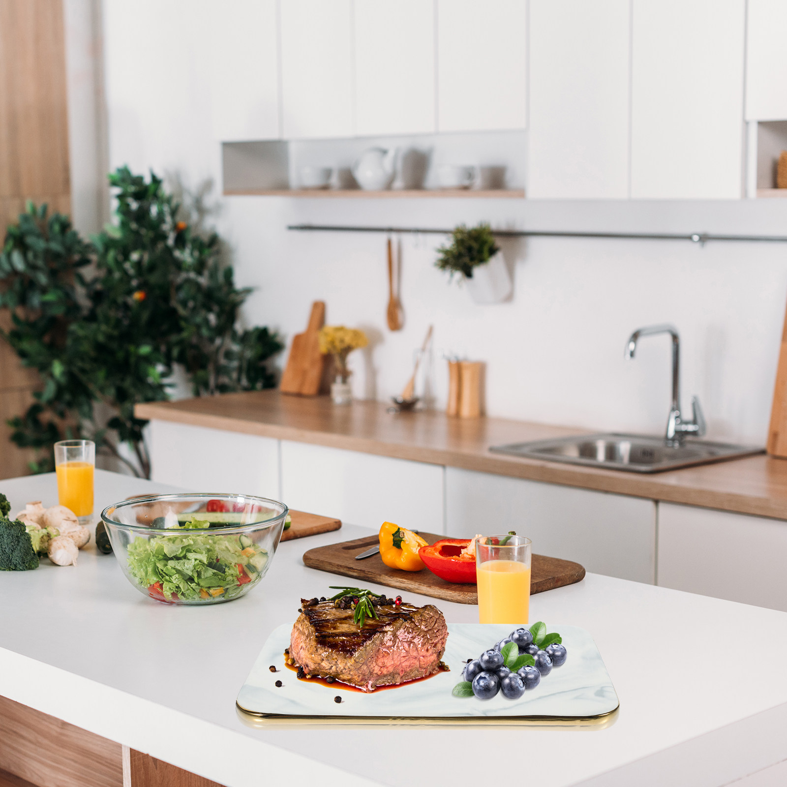 Tábua de Corte em Mármore, Ban - Marble Serving Board avaliação e preço