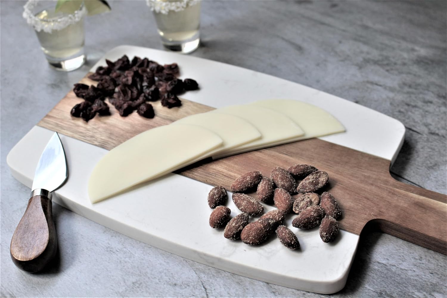 Pacote com 10 Tábuas de Corte  - Marble Serving Board avaliação e preço