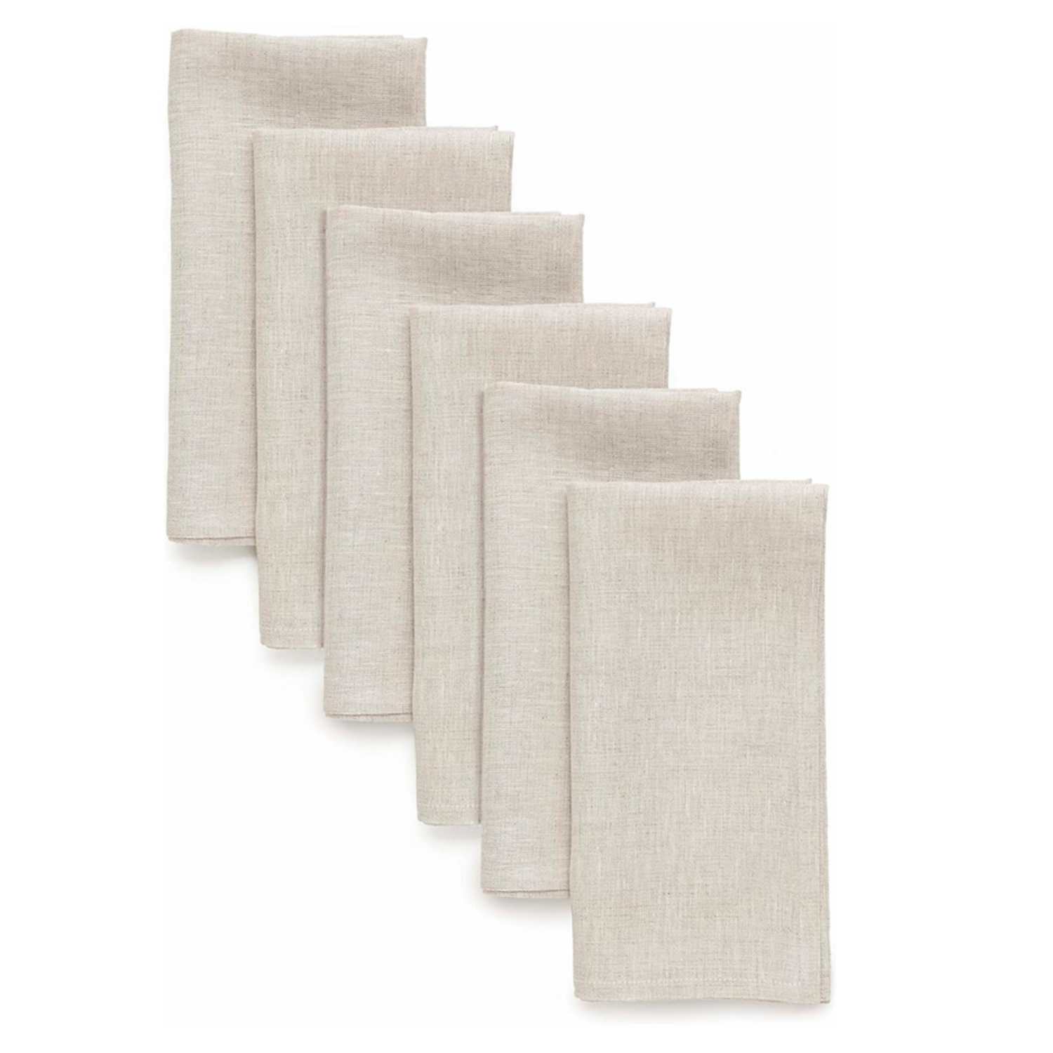 6 peças guardanapo de jantar 1 - Linen Napkin Set avaliação e preço