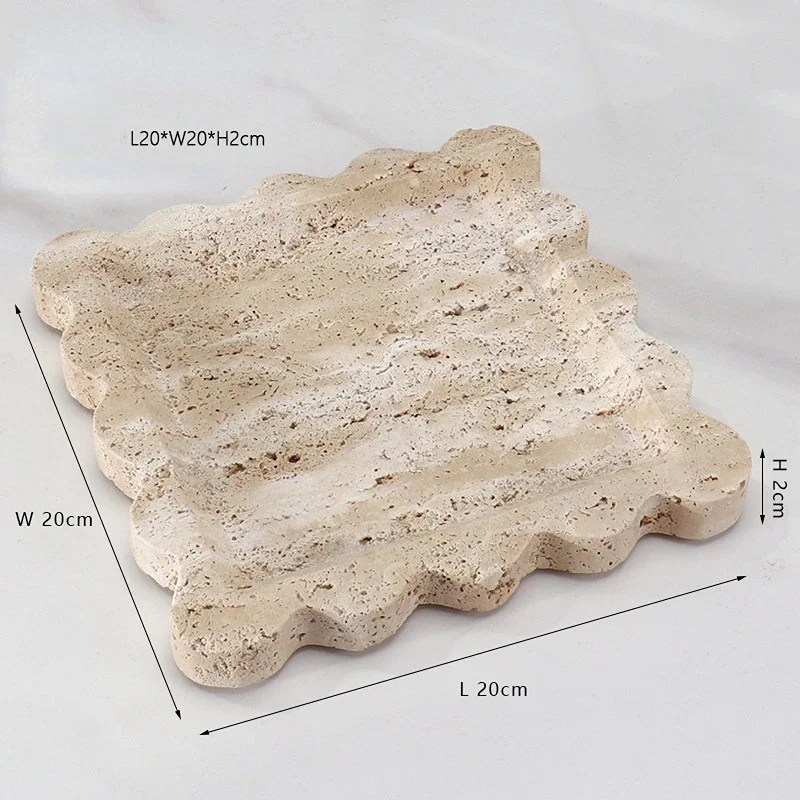 Bandeja de vieira quadrada tra - Marble Serving Board avaliação e preço