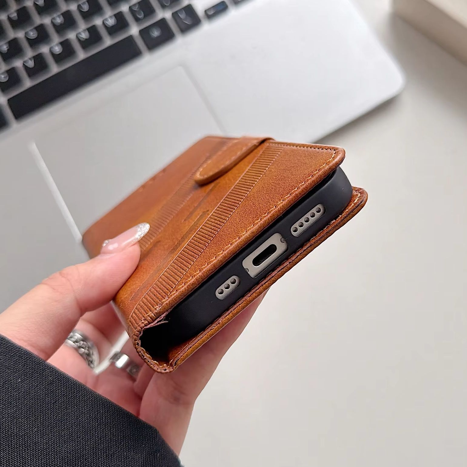 Capa Carteira Flip de Couro PU - Leather Card Wallet avaliação e preço