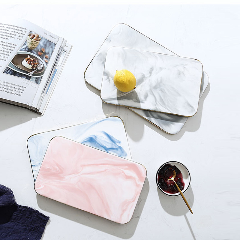 Tábua De Corte De Cerâmica De  - Marble Serving Board avaliação e preço